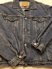 GAP Denim Jacket Vintage Truckers BLUE Jean Retro Men Sz XLARGE XL 90'S