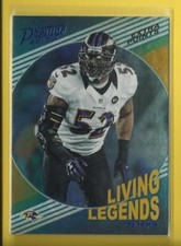 Ray Lewis 2017 Prestige Living Legends Xtra Points BLUE Card # 19 Ravens LB NFL