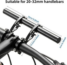 ROCKBROS Bicycle Handlebar Extension Bracket Cycling Carbon Fibre Tube Frame