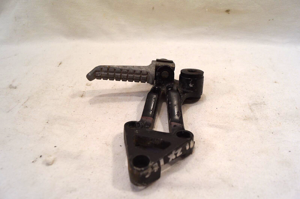 91 Kawasaki Ninja ZX11 C Left Rear Passenger Foot Rest Peg Mount