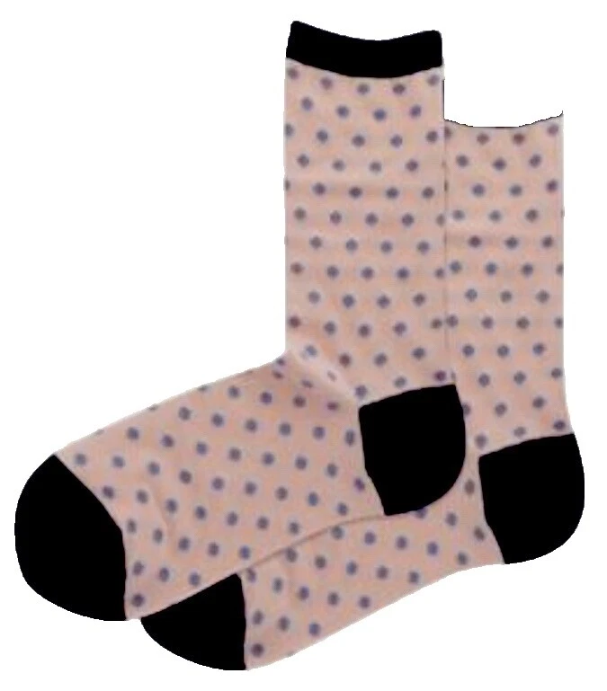 Calcetines para mujer de mezcla de algodón con lunares