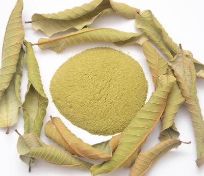 Sun dried Guava Organic Leaf Powder Herbal Green Tea Hair Skin Health Care