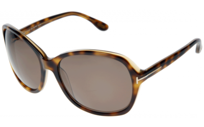 Tom Ford SHEILA Sunglasses Tortoise Frame Brown Lens FT186 56J 62