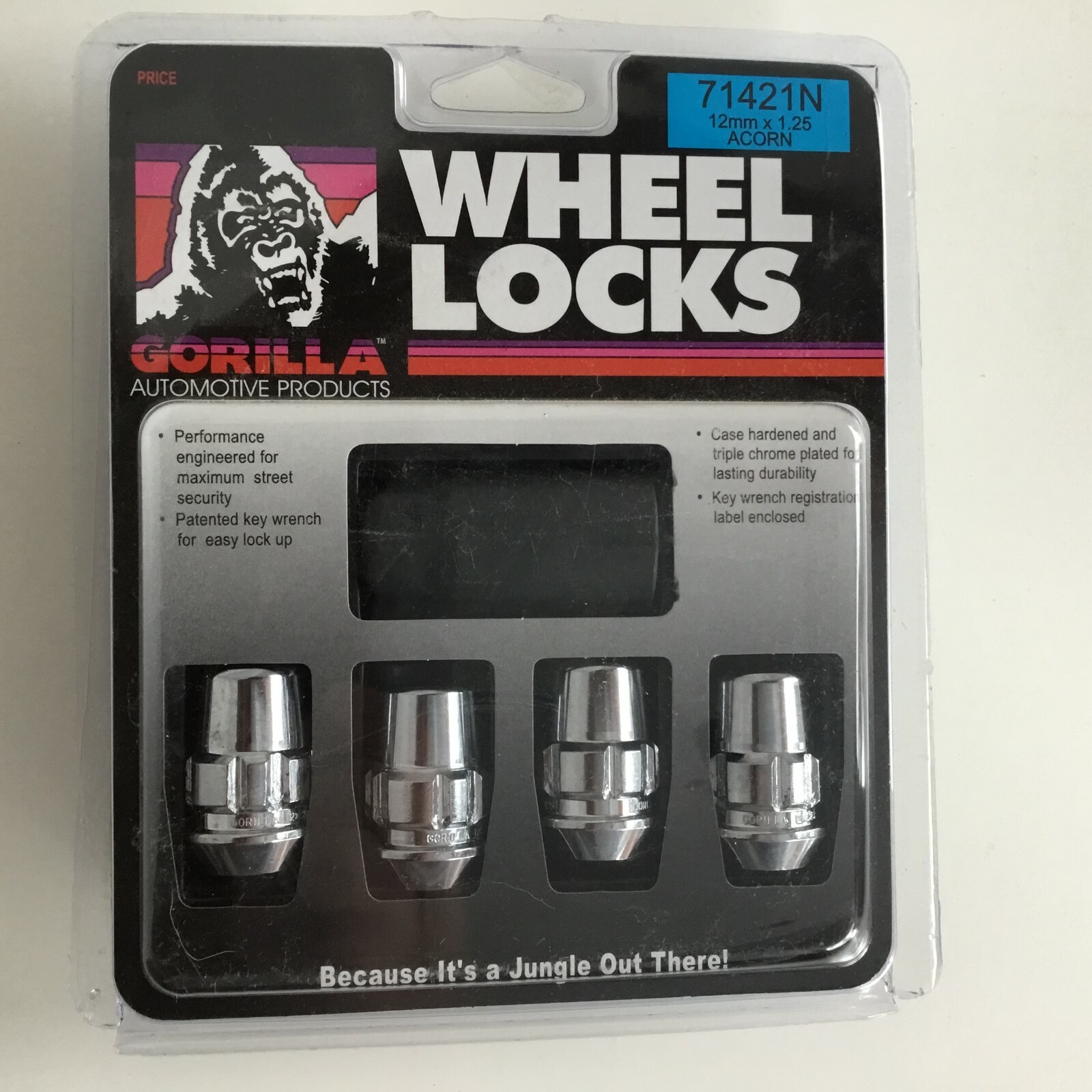 Gorilla Wheel Locks 12mm X 1.25 Acorn 71421N for sale online eBay
