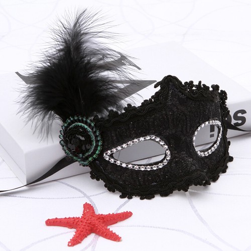 Lace Mask Party Masquerade Ball Eye Masks Flower Feather Bachelorette Party │ - Picture 9 of 67