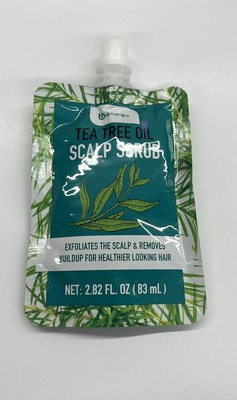 New-B-pure Tea Tree Oil Scalp Scrub. 2.82 0z.