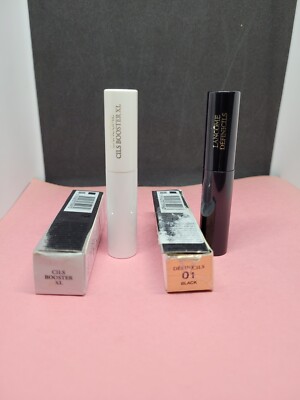 LANCOME BUNDLE CILS BOOSTER XL MASCARA BASE + DEFINICILS Travel Size 