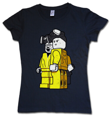 THE TOY COOKS DAMEN GIRLIE T-SHIRT Cook Breaking Walter Pinkman White Bad