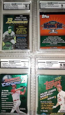 gai graded cards 1979 Topps Baseball Cello Graded GAI 8.5 Tom Seaver on top – EC