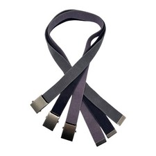 New Heavy duty Military Style Belt Washed web Grey Navy Purple 1 1/2" NWOT