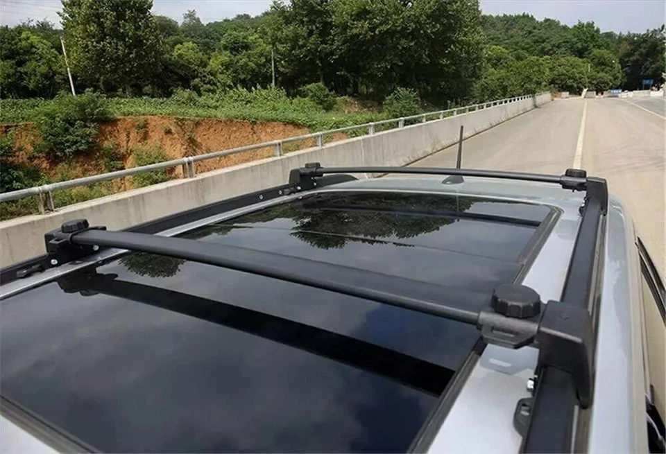 Barras transversales de 2 piezas para Jeep Compass 2007-2016 rieles de techo rieles laterales barras de techo Foto 4 de 4