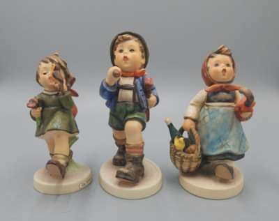 Lot of 3 Goebel Hummel TMK 6 ''The Run-A-Way'' ''Chimney Sweep'' ''For Father'' TMK5