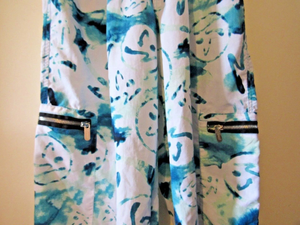 PANTALONES ZUMBA MUJER BAILE BLANCO AQUA TALLA MEDIANA Foto 4 de 4