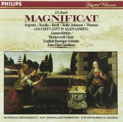 BACH / GARDINER / KIRKBY - Magnificat / Jauchzet Gott In Allen ... (CD 1985)