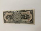 Mexican Bank Note: El Banco de Mexico S.A. 1958 1 Pesos, Serie HF No. F249731 — photo 1
