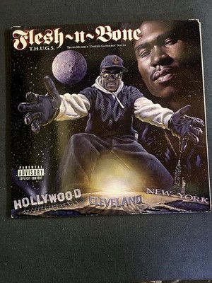 FLESH-N-BONE - ''T.H.U.G.S.''  VINYL - Bone Thugs N Harmony - Never Used! - 12 
