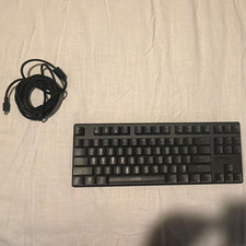 Portable Black Wired Mechanical Keyboard, English QWERTY Standard Layout