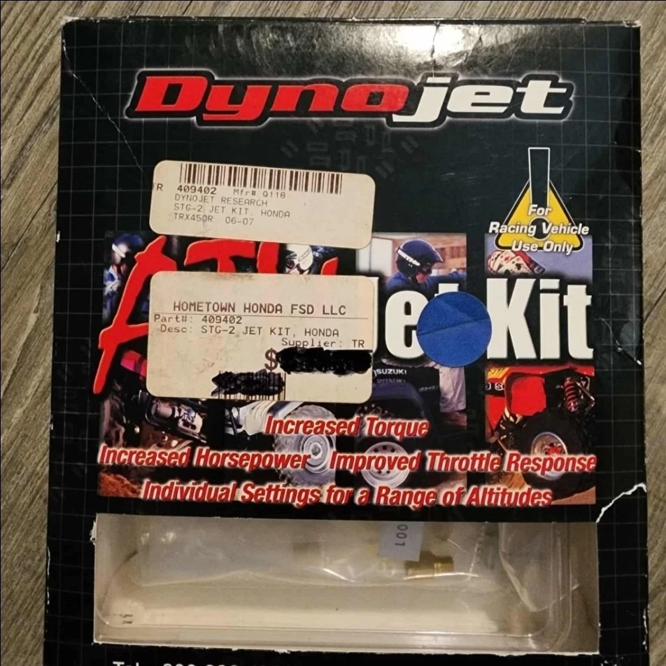 Dynojet Q118 409402 Etapa 2 Jet Kit Honda TRX450R 2006-2014 Nuevo Foto 4 de 4