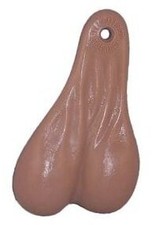 Truck Nuts, Solid Color-8" Tall Series, Made in USA Flesh