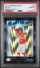Bo Nix 2024 Panini Donruss Optic Purple Shock Prizm Rated Rookie PSA 10 GEM MINT
