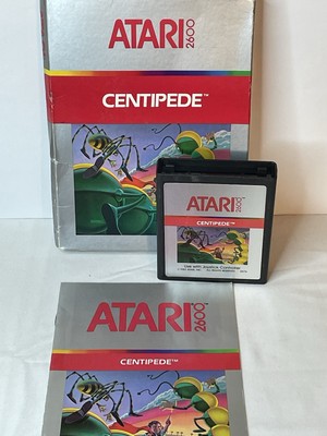 Centipede (Atari 2600, 1988) Complete in Box w/ Manual Cleaned Tested