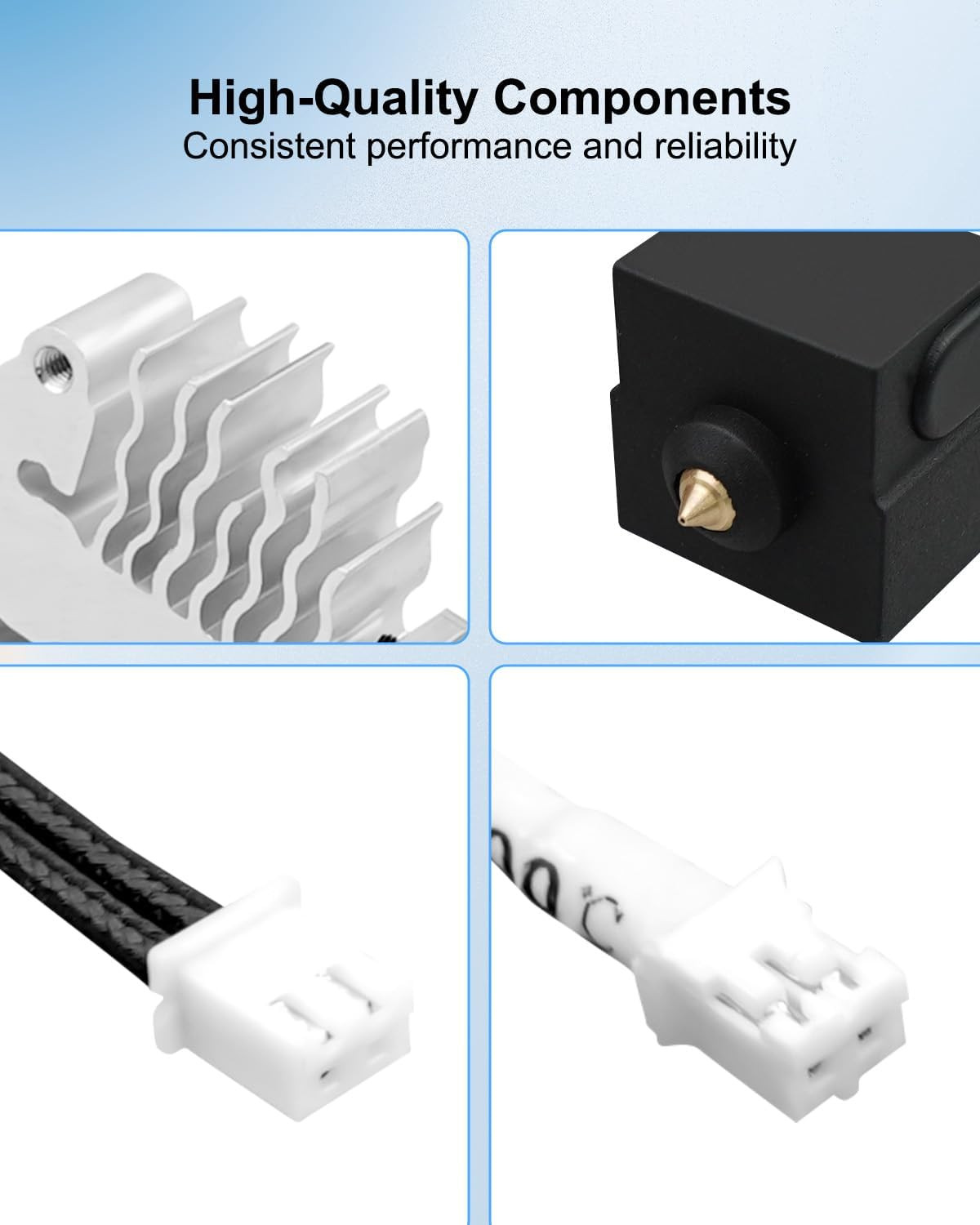3D Printer Extruder Hotend Kit Fit for Ender 5 S1, 3D Printer Assembled Hotend P