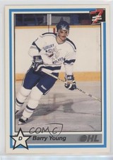 1990-91 7th Inning Sketch OHL Barry Young #397 1t8