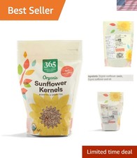 USDA Certified 12 Oz Organic Roasted Sunflower Seeds -  Snack Delight