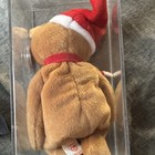 Ty Beanie Babies Bear Plush Santa Hat & Scarf, Retired 1998 Vintage w/ Case — photo 3