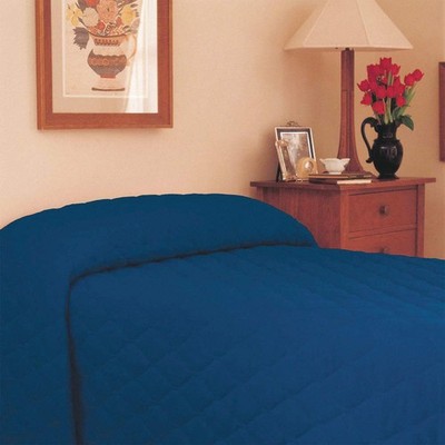 MARTEX MAINSPREAD NAVY Bedspread,102 in L,Navy 30AC98