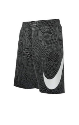 Nike Swim Boys' Grid Swoosh Breaker 7'' Volley Shorts Black