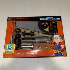 Black and Decker Junior Tool Belt Set 11 Tool and Accessory Set New