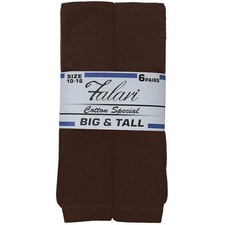 6 Pairs Men's Athletic Tube Socks Over the Calf - Big  Tall 10-15 Big  Tal...