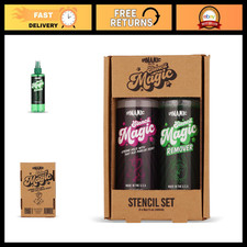 Dynamic Color Stencil Magic Solution & Remover Set - 8 oz, USA Made, Art Supplie