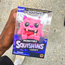 Squishins Monsters Pink Squishy Toy TOMMY Ages 3-4 Years 2024