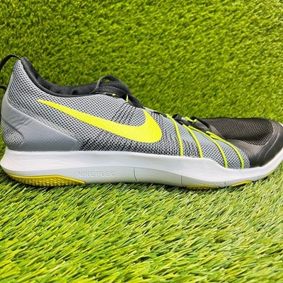 Nike Flex Train Aver Mens Size 12 Gray Black Athletic Training Shoes Sneakers