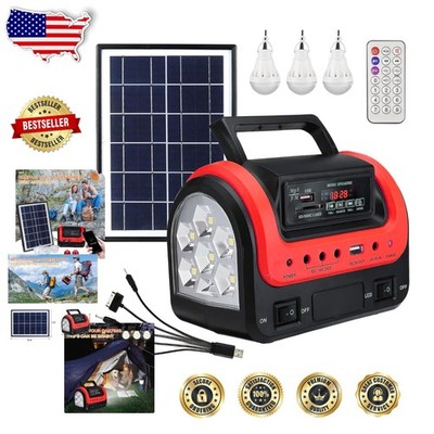 All-in-One Portable Generator, 12500mAh, Solar & Wall Recharging Options