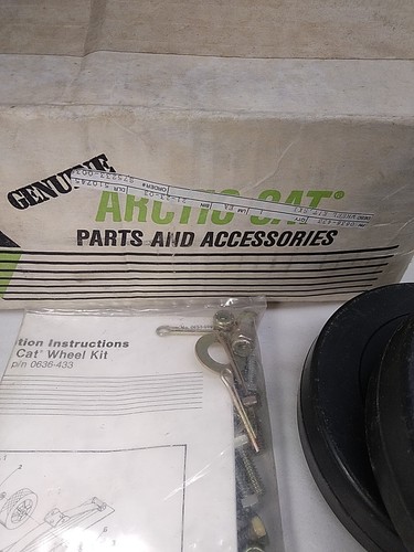 Vintage Arctic Cat Kitty Cat Wheel Kit Snowmobile 0636-433 1972-1999 NEW OEM - Picture 7 of 9