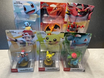 Nintendo Amiibo Pokemon/Smash Sammlung CHARIZARD,POKEMONTRAINER,IVYSAUR USW. NEU