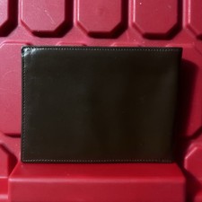 Firenze Mens Brown Leather 2 Dollar Slot Bifo...