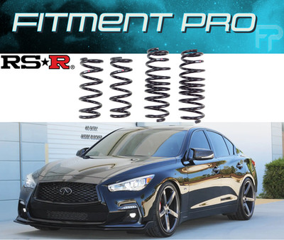 RS-R Down Lowering Springs for 16-24 Infiniti Q50 Sport/Red Sport 3.0L RWD N144D