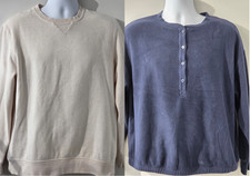 Lot of 2 Men's Sweatshirt Size M Fleece Pullover