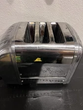 Dualit Stainless Steel 3 Slice Toaster Model: 31254/2+1 Made In England -Tested