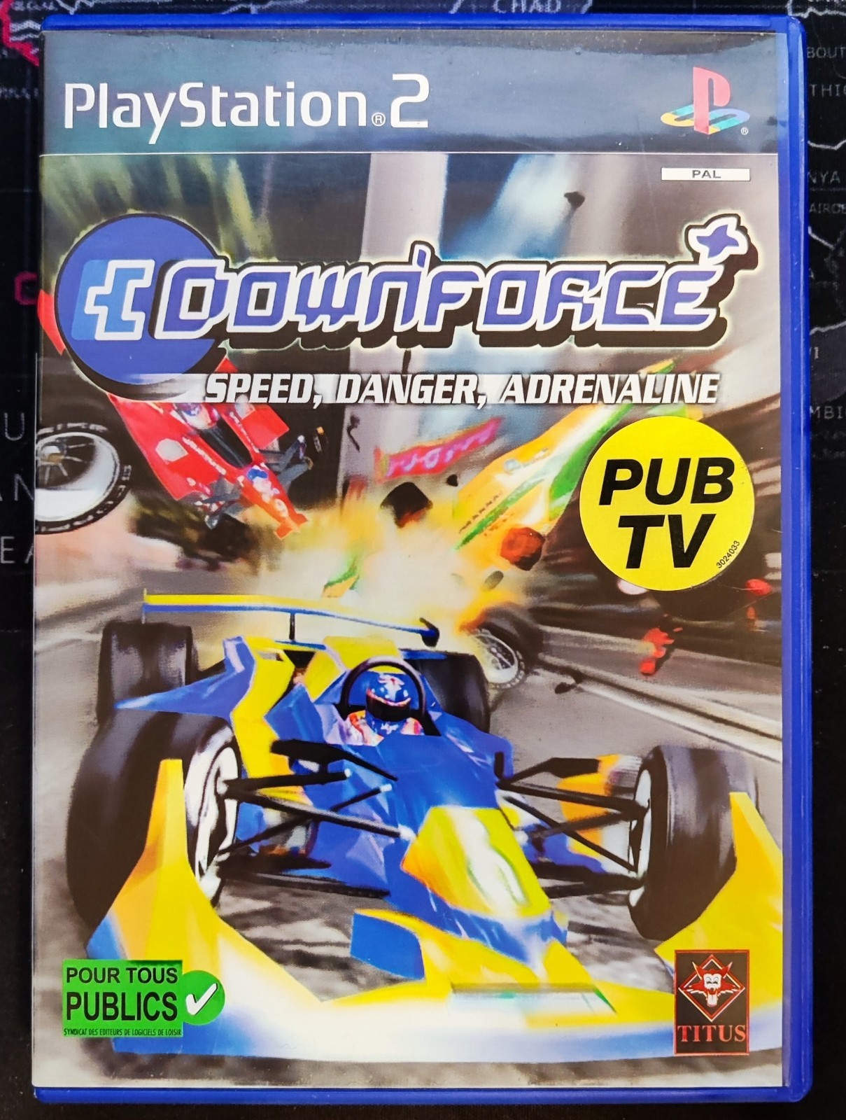 Downforce – Sony PlayStation 2 – Jeu Complet (CIB) PAL FR – Bon état PS2