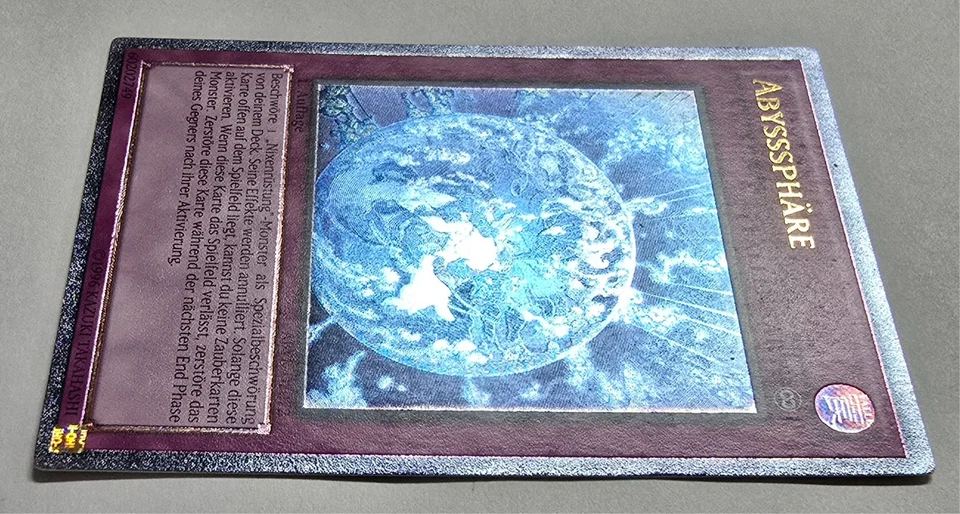 German Yu-Gi-Oh! Abysssphare Abyss-Sphere Ultimate Rare UTR 1st Edition NM - Image 4 of 4