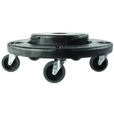 Rubbermaid Commercial Fg264043bla Quiet Container Dolly For Brute 20-55 Gal