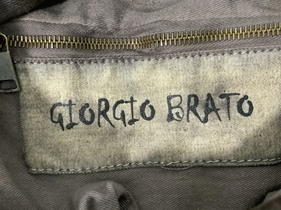 GIORGIO BRATO all Brown Destressed Leather M.in.Italy Shoulder Bag VGC - Image 4 of 4