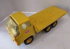 1970’s Tonka  yellow flatbed truck #13201 17”