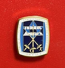 Vintage Israel Fencing Association (IFA) Olympic enamel lapel pin.