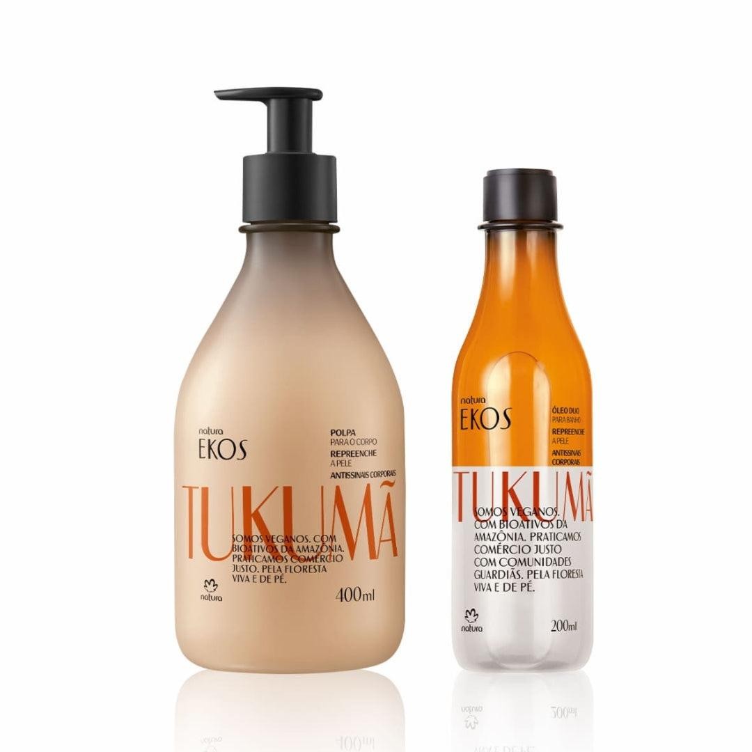 Ekos Tukumã Body Oil and Moisturizer Kit Natura Daily Skin Care Set